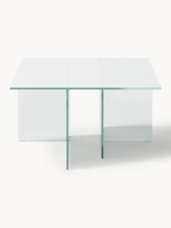 Mesa de centro de vidrio Anouk, 102 cm