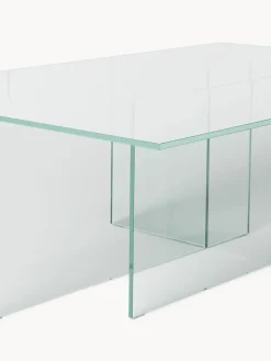 Mesa de centro de vidrio Anouk, 102 cm