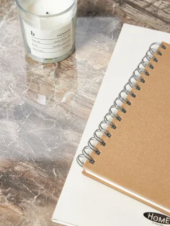 Mesa de centro en look mármol Lesley