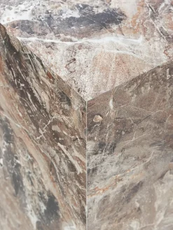 Mesa de centro en look mármol Lesley