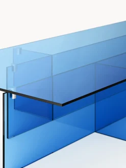 Mesa de centro grande de vidrio Anouk, 160 cm