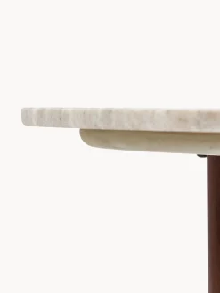 Mesa de centro grande de mármol con forma orgánica Naruto