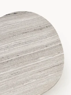 Mesa de centro grande de mármol con forma orgánica Naruto