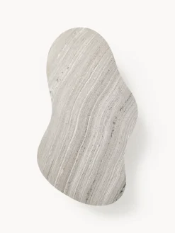 Mesa de centro grande de mármol con forma orgánica Naruto