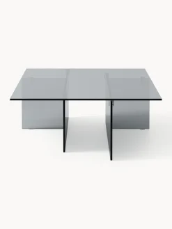 Mesa de centro grande de vidrio Anouk, 160 cm