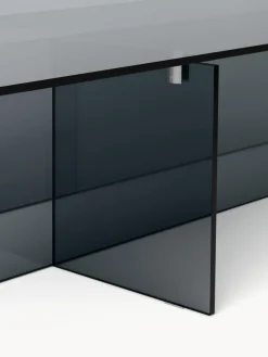 Mesa de centro grande de vidrio Anouk, 160 cm