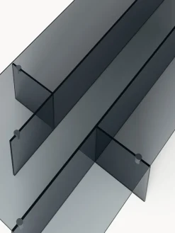 Mesa de centro grande de vidrio Anouk, 160 cm