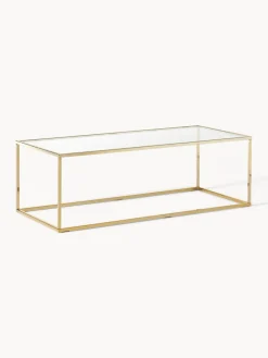 Mesa de centro Maya, tablero de vidrio