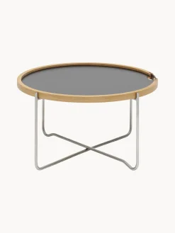 Mesa de centro redonda con bandeja reversible CH417