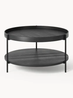 Mesa de centro redonda de madera Renee