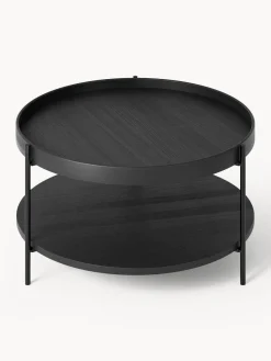 Mesa de centro redonda de madera Renee