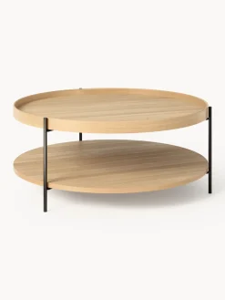 Mesa de centro redonda de madera Renee