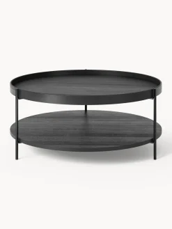 Mesa de centro redonda de madera Renee