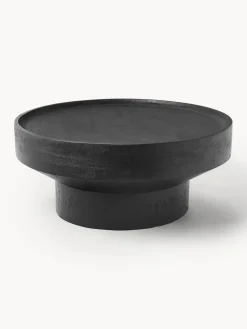 Mesa de centro redonda de madera de mango Benno