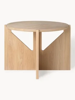 Mesa de centro redonda de roble Future