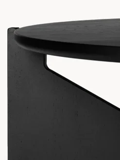 Mesa de centro redonda de roble Future