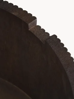 Mesa de centro redonda de madera con espacio de almacenamiento Nele