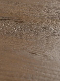 Mesa de centro redonda de madera de mango Dacca