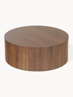 Mesa de centro redonda de madera Dan