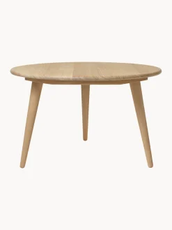 Mesa de centro redonda de madera de roble CH008