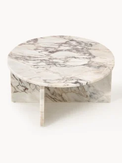Mesa de centro redonda de mármol Marisa