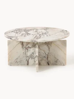 Mesa de centro redonda de mármol Marisa