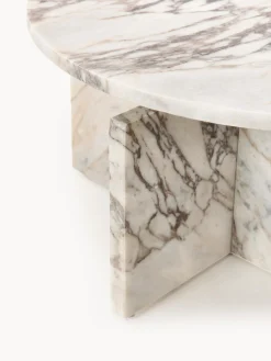 Mesa de centro redonda de mármol Marisa