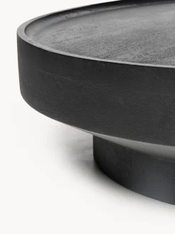 Mesa de centro redonda XL de madera de mango Benno