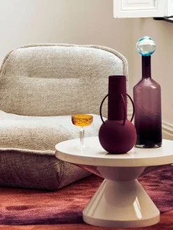 Mesa de centro redonda Zig Zag