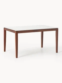 Mesa de comedor con tablero en look mármol Jackson, tamaños diferentes