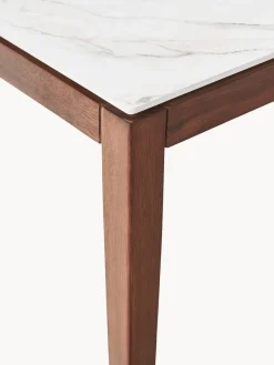 Mesa de comedor con tablero en look mármol Jackson, tamaños diferentes