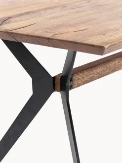 Mesa de comedor de madera roble Downtown, tamaños diferentes