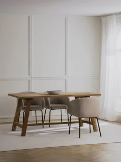 Mesa de comedor de madera de teca Lawas, tamaños diferentes