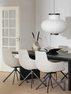 Mesa de comedor de madera de fresno Emmett, 240 x 95 cm