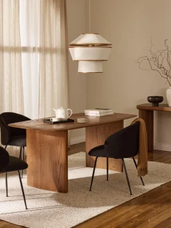 Mesa de comedor de madera de roble Chandler, tamaños diferentes