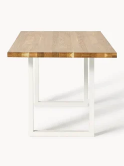 Mesa de comedor de madera de roble Oliver, tamaños diferentes