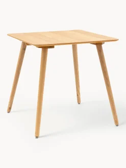 Mesa de comedor de madera Hatfield, 77 x 77 cm