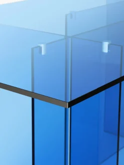 Mesa de comedor de vidrio Anouk, tamaños diferentes