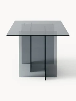 Mesa de comedor de vidrio Anouk, tamaños diferentes