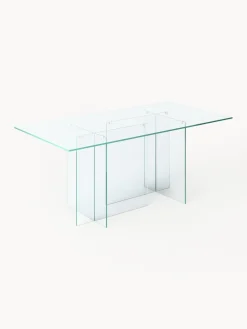 Mesa de comedor de vidrio Anouk, tamaños diferentes