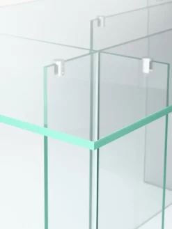 Mesa de comedor de vidrio Anouk, tamaños diferentes