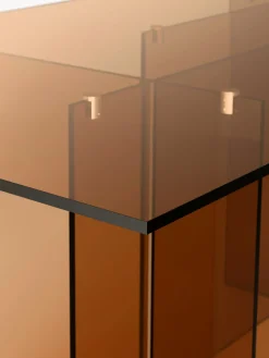 Mesa de comedor de vidrio Anouk, tamaños diferentes