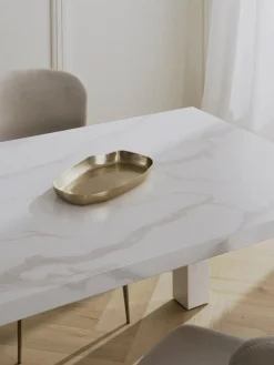 Mesa de comedor en look mármol Carl