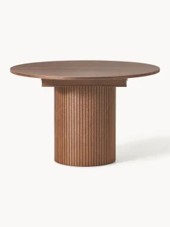 Mesa de comedor extensible acanalada Filo, 120 - 160 x 75 cm