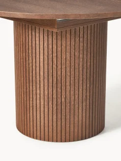 Mesa de comedor extensible acanalada Filo, 120 - 160 x 75 cm