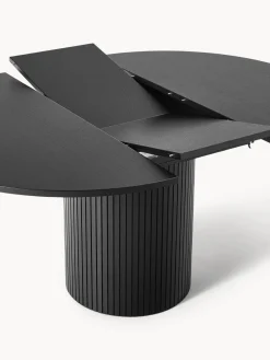Mesa de comedor extensible acanalada Filo, 120 - 160 x 75 cm