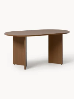 Mesa de comedor ovalada de madera Toni, tamaños diferentes