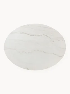 Mesa de comedor ovalada de mármol Miley, tamaños diferentes