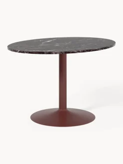 Mesa de comedor ovalada de mármol Miley, tamaños diferentes