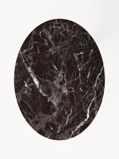 Mesa de comedor ovalada de mármol Miley, tamaños diferentes